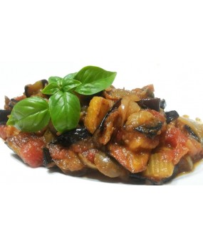 Caponata di Melanzane pesce spada